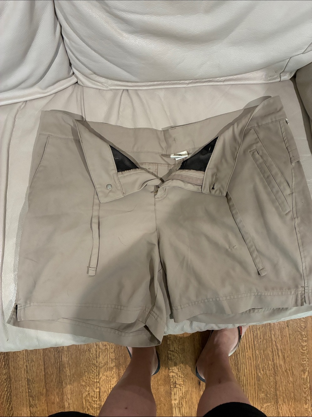 Magellan Outdoors Tan Utility Bermuda Shorts